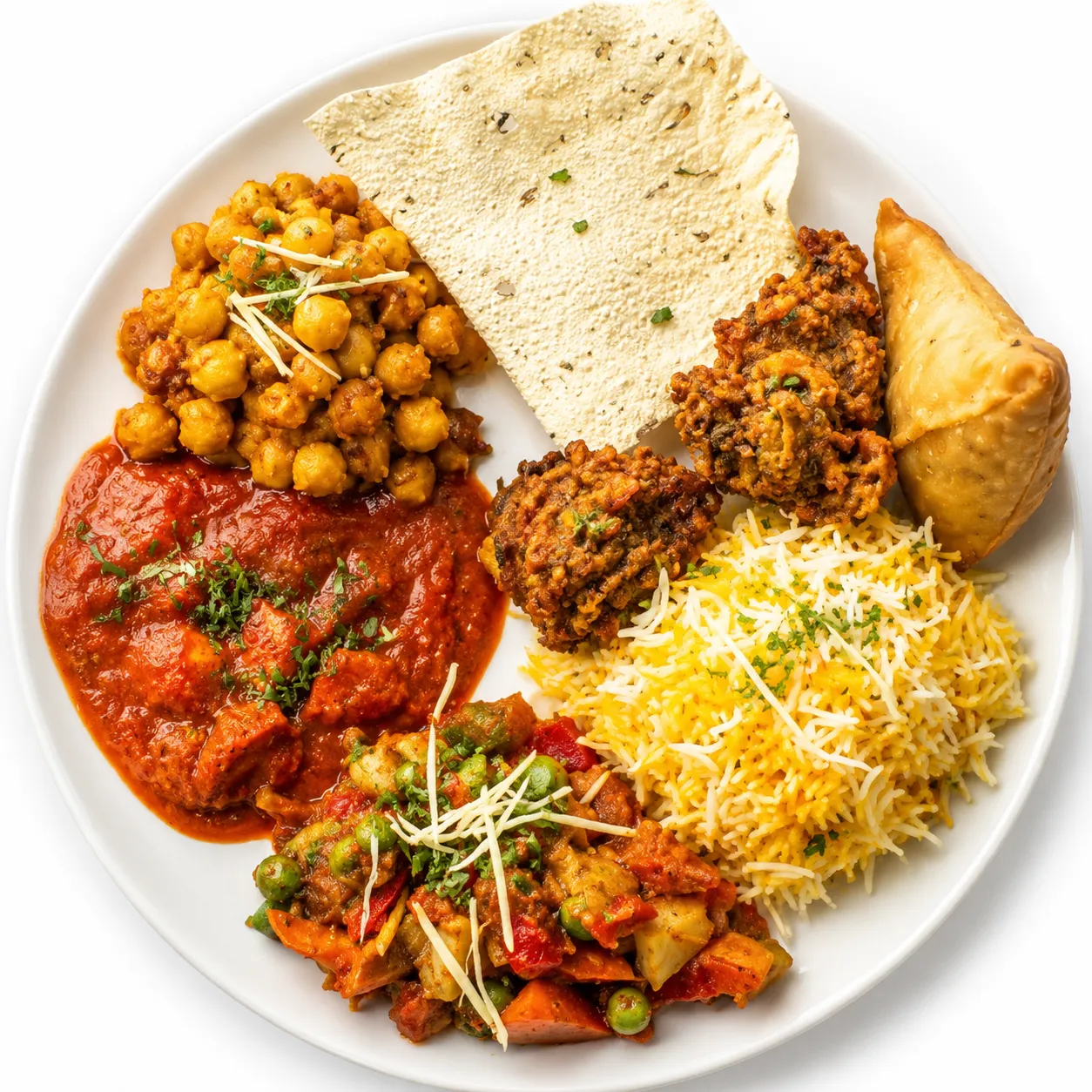 Thali at Craving Curries - Complete Indian meal experience in Winnipeg